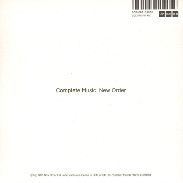New Order : Complete Music (2xCD, Album)