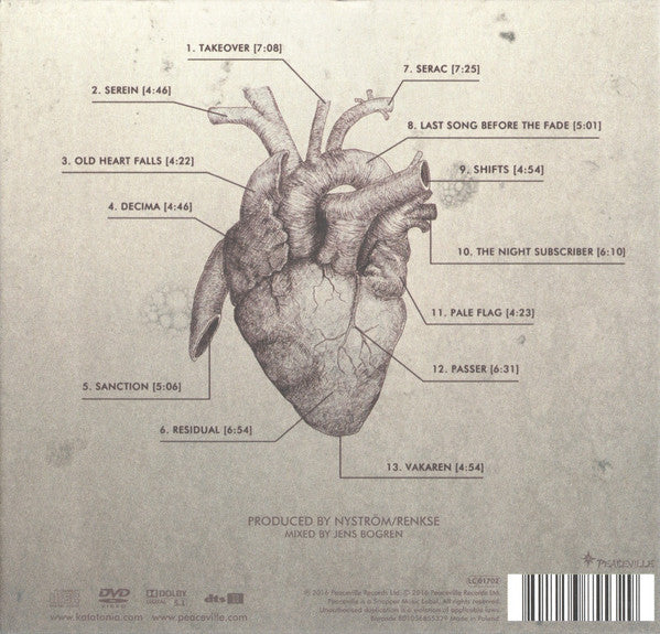 Katatonia : The Fall Of Hearts (CD, Album + DVD-V + Dlx, Med)