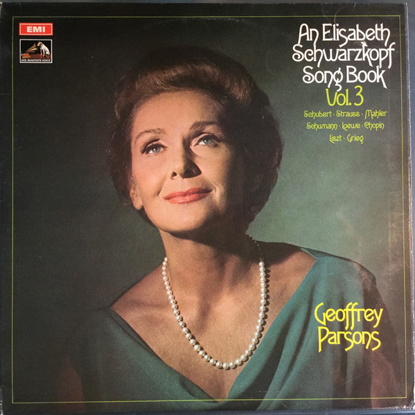 Elisabeth Schwarzkopf : An Elisabeth Schwarzkopf Song Book, Vol. 3 (LP, Album)