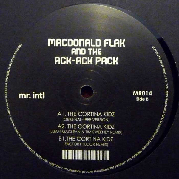 MacDonald Flack And The Ack-Ack Pack : The Cortina Kidz  (12&quot;)