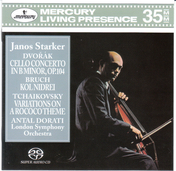 Dvořák* / Bruch* / Tchaikovsky*, Janos Starker, Antal Dorati, London Symphony Orchestra : Cello Concerto In B Minor, Op.104 / Kol Nidrei / Variations On A Rococo Theme (SACD, Hybrid, Multichannel, Comp)