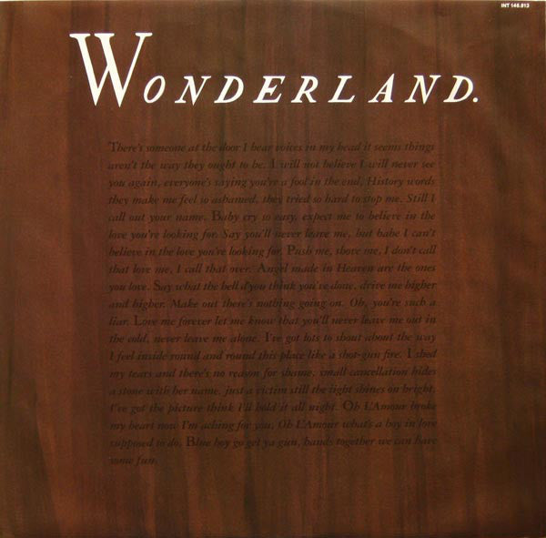 Erasure : Wonderland (LP, Album)