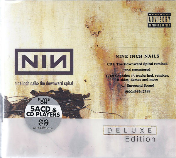 Nine Inch Nails : The Downward Spiral (SACD, Hybrid, Multichannel, Album, RE, RM + SACD, )