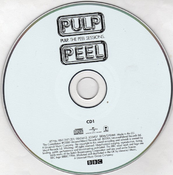 Pulp : The Peel Sessions (2xCD, Album)