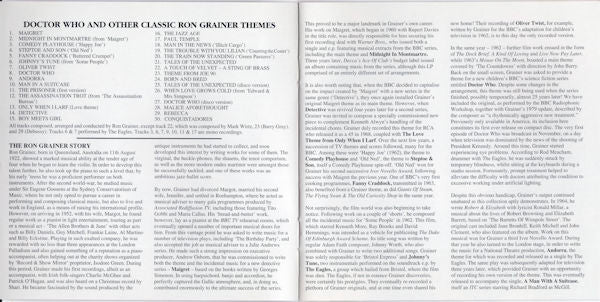 Ron Grainer : Doctor Who &amp; Other Classic Ron Grainer Themes (CD, Comp, RM)
