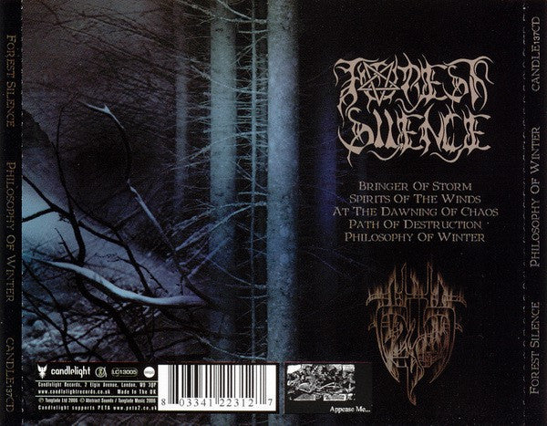 Forest Silence : Philosophy Of Winter (CD, Album)