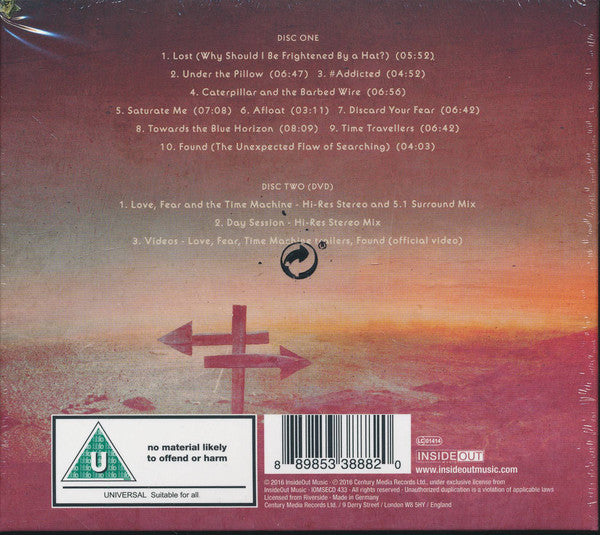 Riverside : Love, Fear And The Time Machine (CD, Album + DVD-V, Multichannel + S/Edition, Dig)