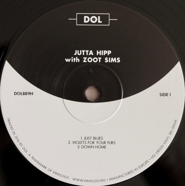 Jutta Hipp With Zoot Sims : Jutta Hipp With Zoot Sims (LP, Album, RE, 180)