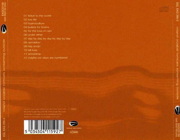 Roland Orzabal : Tomcats Screaming Outside (CD, Album)