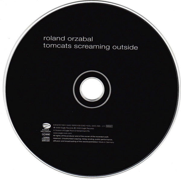 Roland Orzabal : Tomcats Screaming Outside (CD, Album)