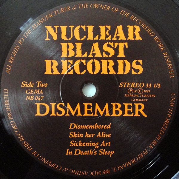 Dismember : Like An Ever Flowing Stream (LP, Album)