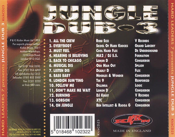 Various : Hard Leaders 7 - Jungle Dub 3 (CD, Comp)