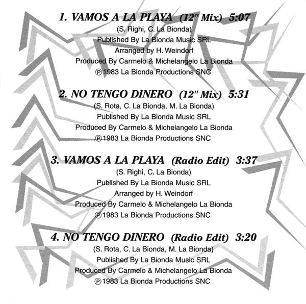 Righeira : Vamos A La Playa / No Tengo Dinero (CD, Maxi)