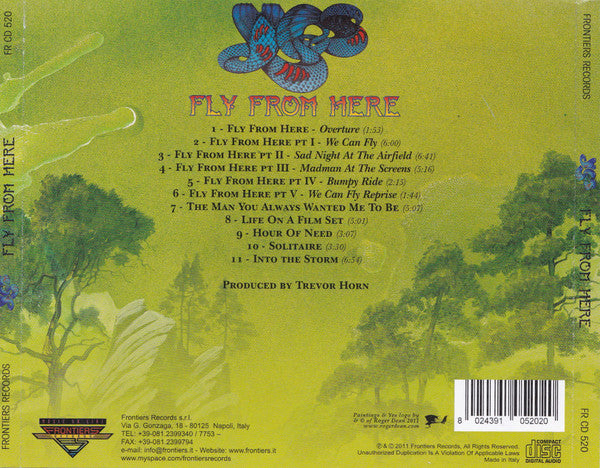 Yes : Fly From Here (CD, Album)
