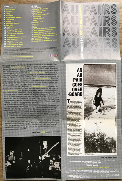 Au Pairs : Stepping Out Of Line (The Anthology) (CD, Album, RE, RM + CD, Album, RE, RM + Comp)