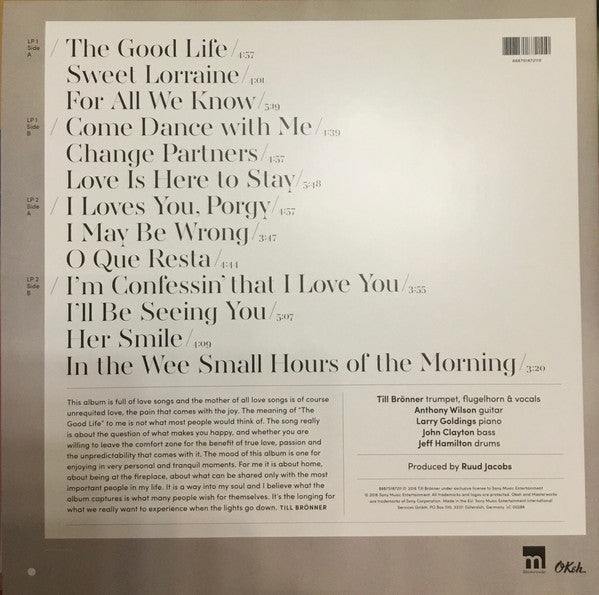 Till Brönner : The Good Life (2xLP, Album)