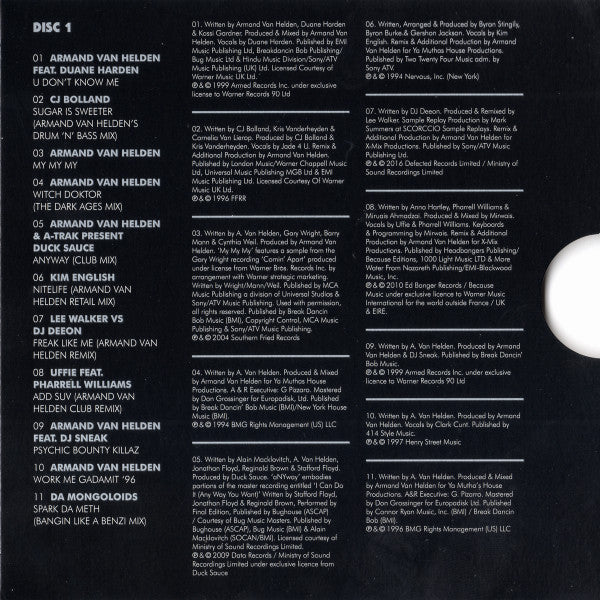 Armand Van Helden : House Masters (2xCD, Comp)