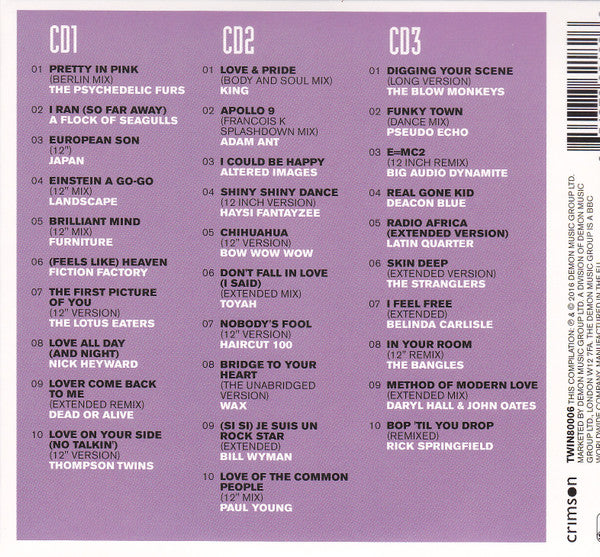 Various : Twelve Inch Eighties (Digging Your Scene) (3xCD, Comp)
