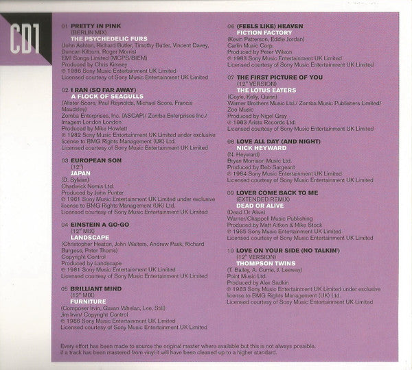 Various : Twelve Inch Eighties (Digging Your Scene) (3xCD, Comp)