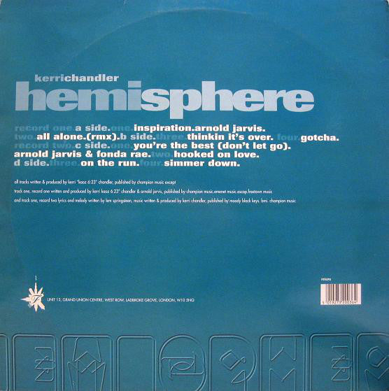 Kerri Chandler : Hemisphere (2x12", Album)