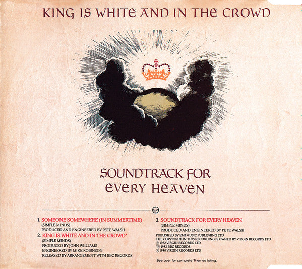 Simple Minds : Someone Somewhere (In Summertime) (CD, EP)