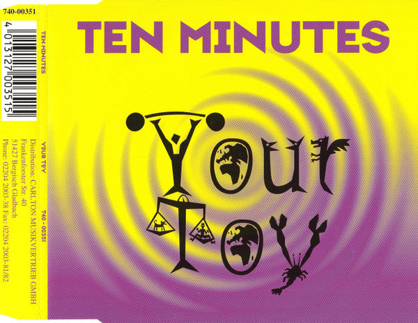 Ten Minutes : Your Toy (CD, Maxi)