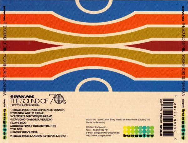 Yoshinori Sunahara : Pan Am - The Sound Of &#39;70s (CD, Album)