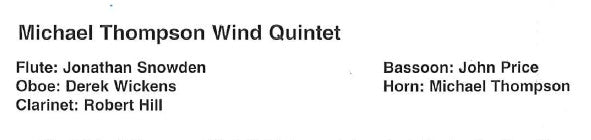 Franz Danzi - Michael Thompson Wind Quintet, Michael Thompson (2), Philip Fowke : Wind Quintets, Op. 67, Nos. 1-3 (CD, Album)