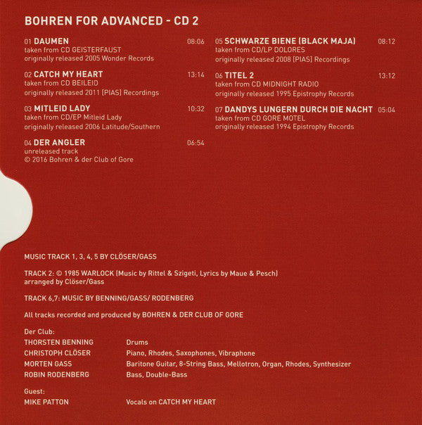 Bohren Und Der Club Of Gore* : Bohren For Beginners (2xCD, Comp)