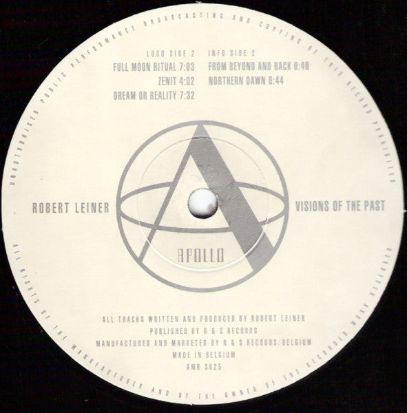 Robert Leiner / The Source Experience : Visions Of The Past (2xLP, Ltd + 7", Whi)
