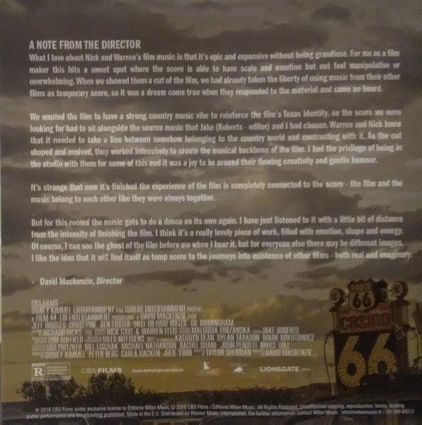 Nick Cave &amp; Warren Ellis : Hell Or High Water (Original Motion Picture Soundtrack) (CD, Album)
