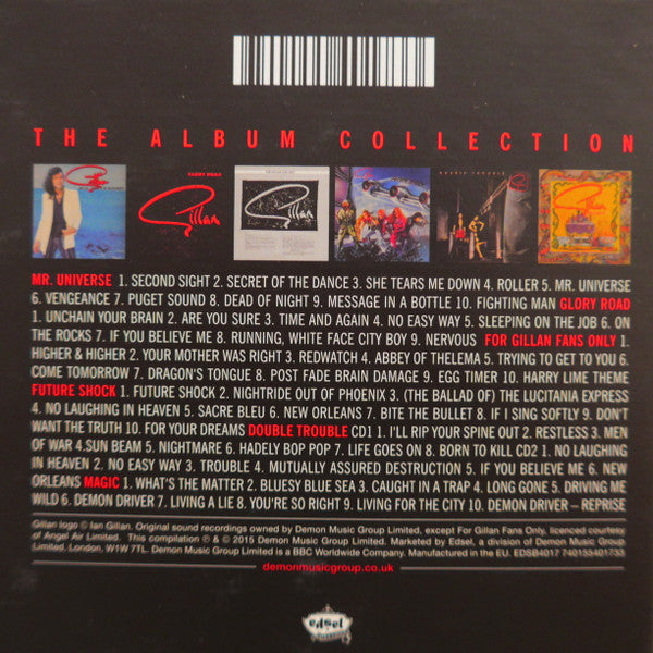 Gillan : The Album Collection (7xCD, Album, Comp, RE, RM, Box)