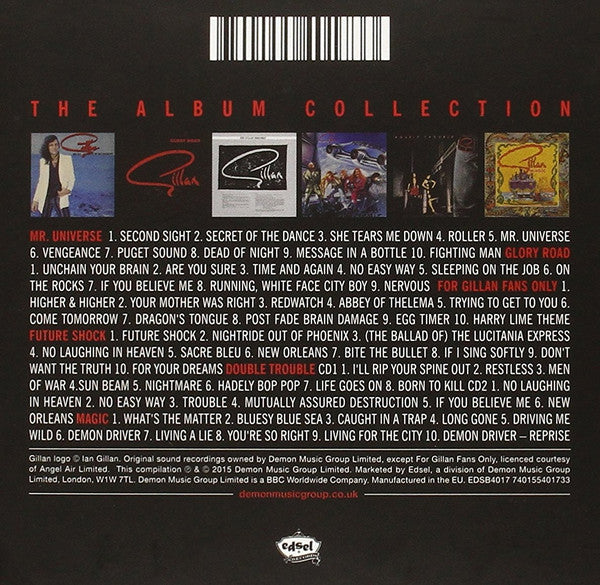 Gillan : The Album Collection (7xCD, Album, Comp, RE, RM, Box)