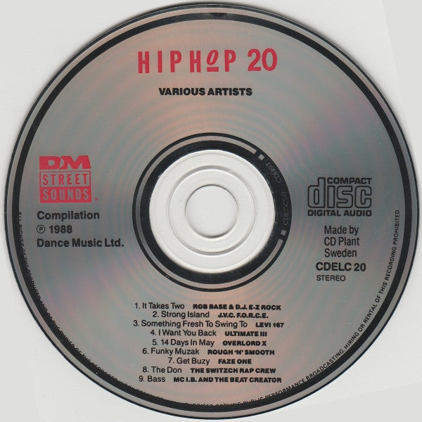 Various : Hip Hop 20 (CD, Comp)