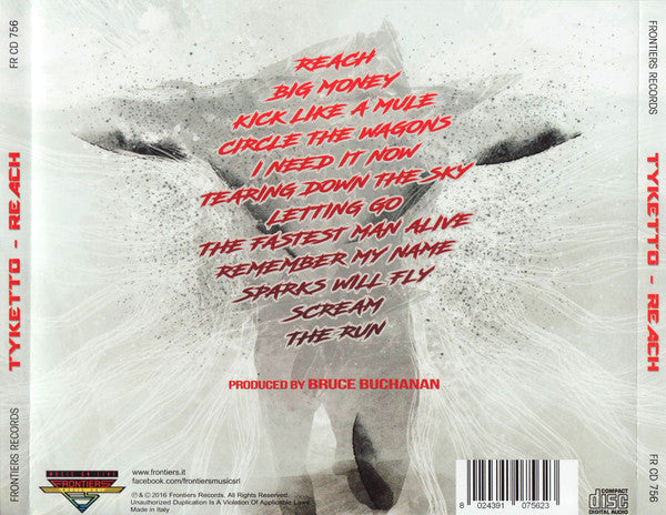 Tyketto : Reach (CD, Album)
