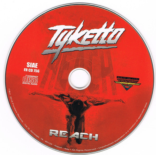 Tyketto : Reach (CD, Album)
