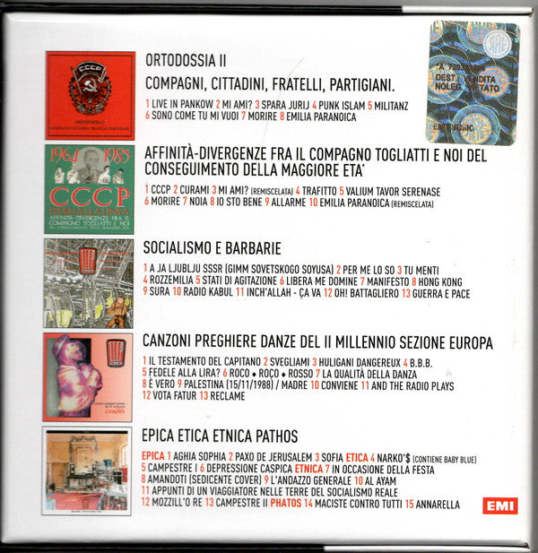 CCCP Fedeli Alla Linea* : The Album Collection (5xCD, Album, RE, RM + Box, Comp)