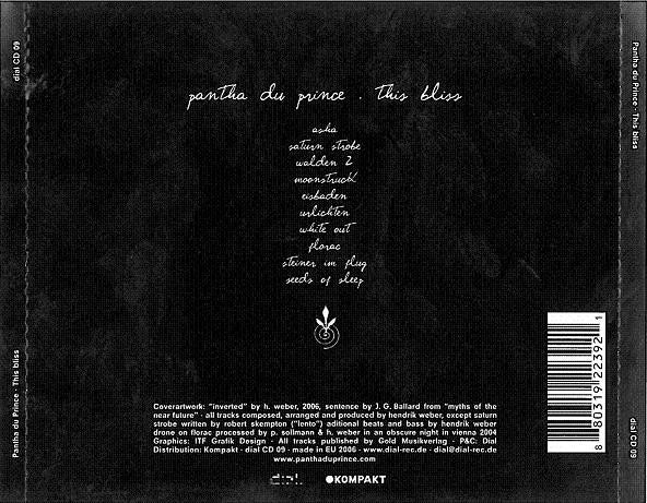 Pantha Du Prince : This Bliss (CD, Album)