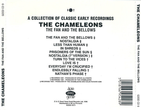 The Chameleons : The Fan And The Bellows (CD, Comp, RE)