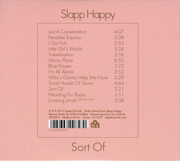 Slapp Happy : Sort Of (CD, Album, RE, RM)