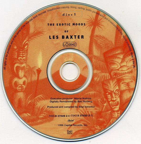 Les Baxter : The Exotic Moods Of Les Baxter (2xCD, Comp, RM)