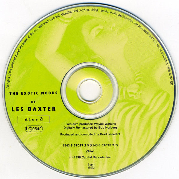 Les Baxter : The Exotic Moods Of Les Baxter (2xCD, Comp, RM)