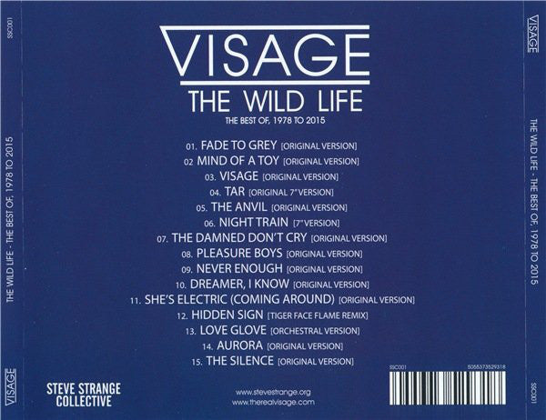 Visage : The Wild Life (The Best Of, 1978 To 2015) (CD, Album, Comp)