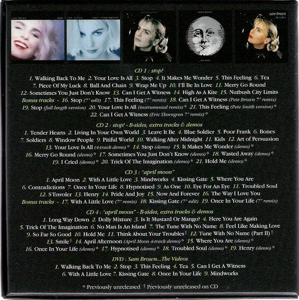 Sam Brown : The A&amp;M Years 1988-1990  (4xCD, Album, Comp, RM + DVD-V, NTSC + Box)