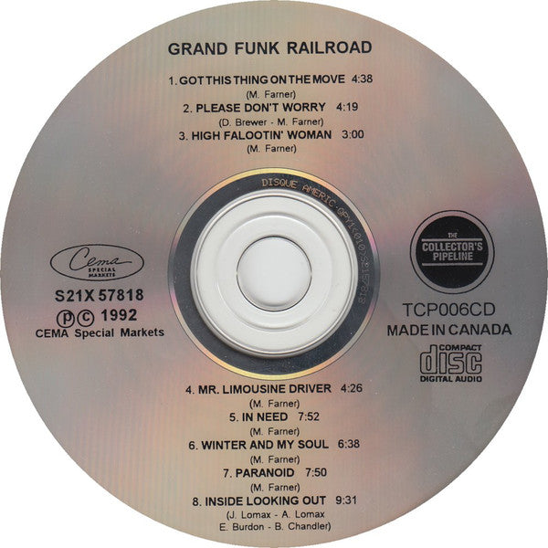 Grand Funk Railroad : Grand Funk (CD, Album, RE)