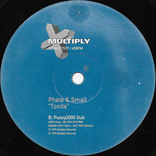 Phats &amp; Small : Tonite (12&quot;, Promo)