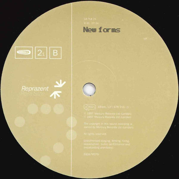 Roni Size / Reprazent : Share The Fall (12&quot;, 2₁)