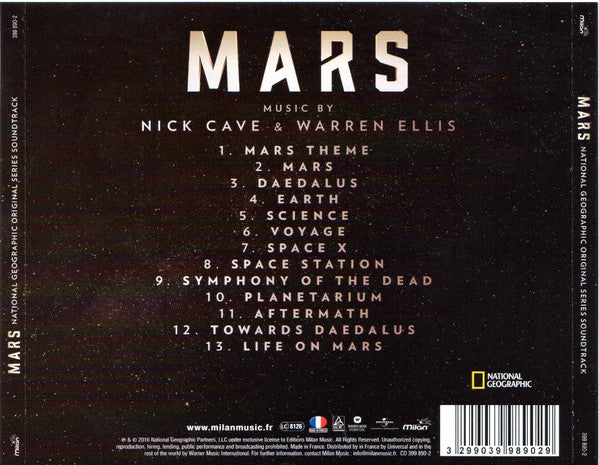 Nick Cave &amp; Warren Ellis : Mars (National Geographic Original Series Soundtrack) (CD, Album)