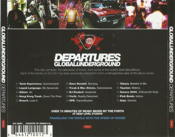 Various : Global Underground Departures (CD, Mixed, Smplr)
