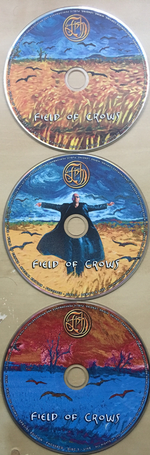 Fish : Field Of Crows (CD, Album, RE + 2xCD + RM, S/Edition, Dig)